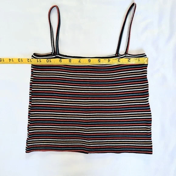 Volcom Strype Hype Crop Tank - Black Multi - S - Picture 6 of 9